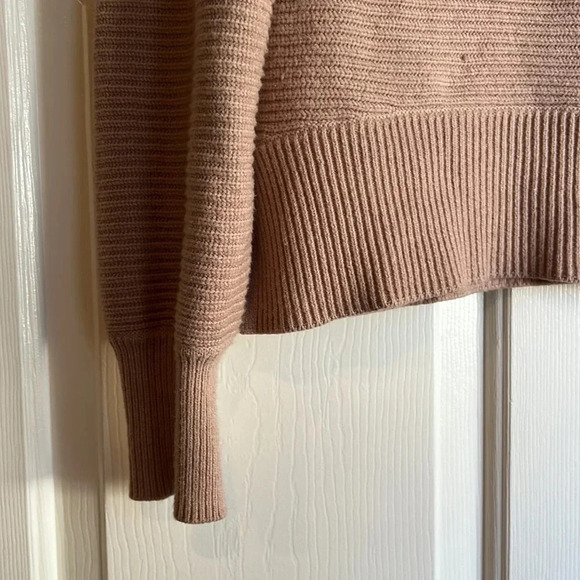 Sonoma Cozy Quarter Zip Crop length oversized sweater women’s size Small - Picture 4 of 11